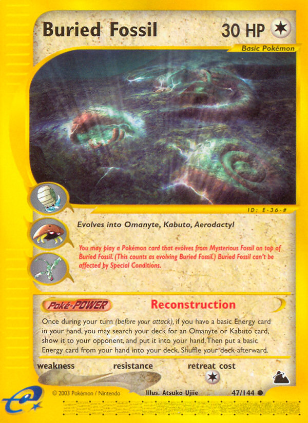 Buried Fossil (47/144) [Skyridge] - Card Brawlers | Quebec | Canada | Yu-Gi-Oh!