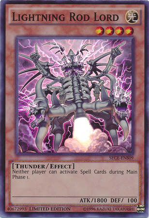 Lightning Rod Lord [SECE-ENS09] Super Rare - Card Brawlers | Quebec | Canada | Yu-Gi-Oh!