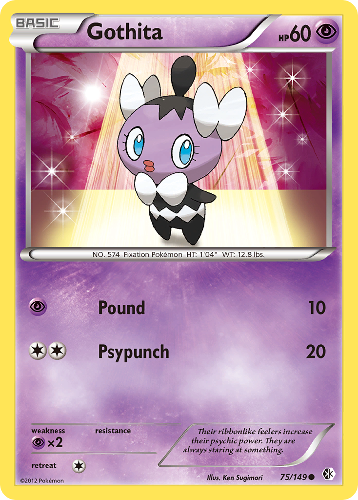 Gothita (75/149) [Black & White: Boundaries Crossed] - Card Brawlers | Quebec | Canada | Yu-Gi-Oh!