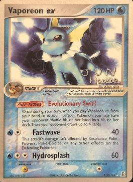 Vaporeon ex (110/113) (Flyvees - Jun Hasebe) [World Championships 2007] - Card Brawlers | Quebec | Canada | Yu-Gi-Oh!