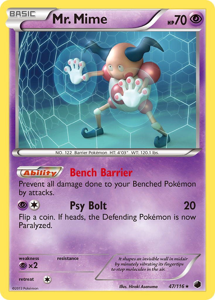 Mr. Mime (47/116) [Black & White: Plasma Freeze] - Card Brawlers | Quebec | Canada | Yu-Gi-Oh!