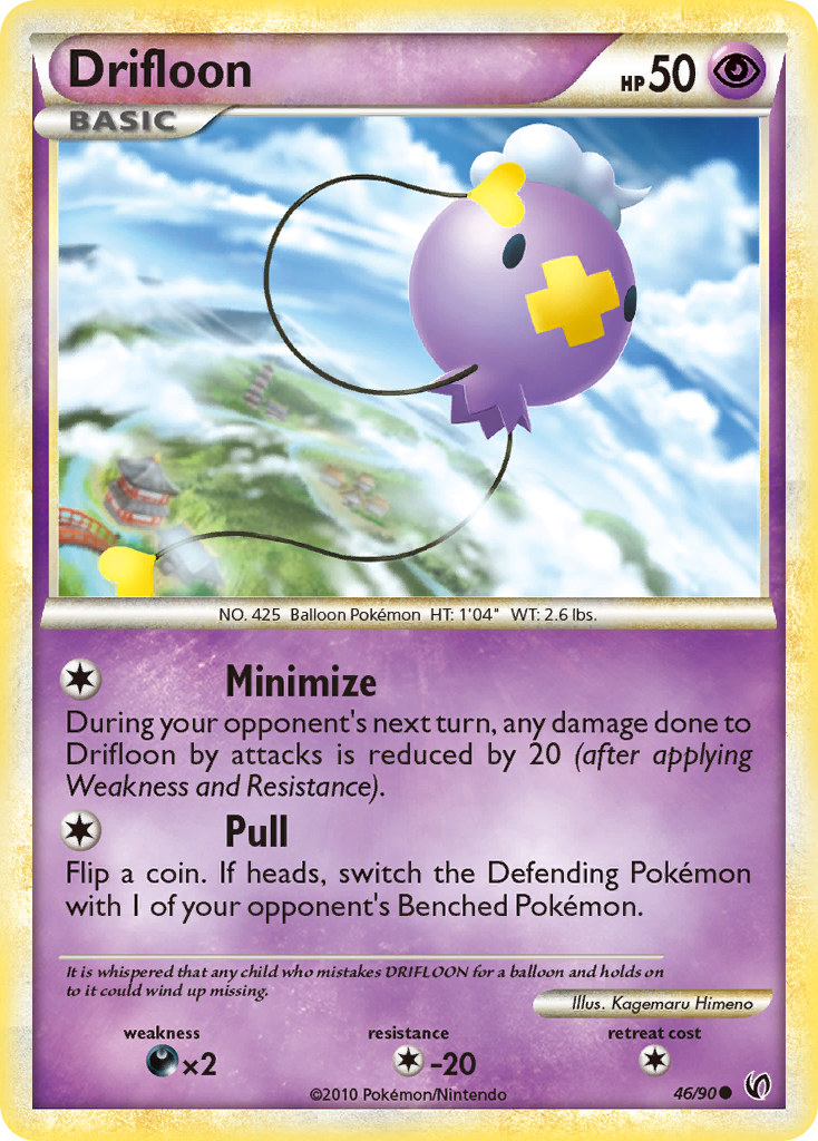 Drifloon (46/90) [HeartGold & SoulSilver: Undaunted] - Card Brawlers | Quebec | Canada | Yu-Gi-Oh!