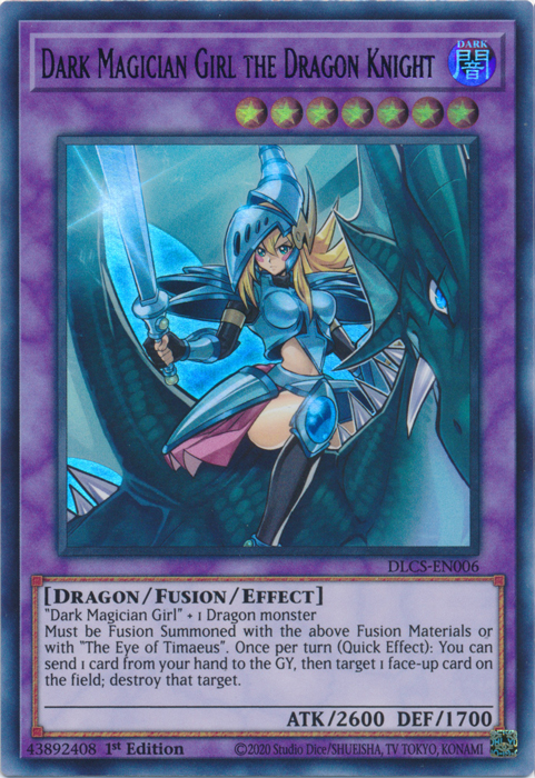 Dark Magician Girl the Dragon Knight (Purple) [DLCS-EN006] Ultra Rare - Card Brawlers | Quebec | Canada | Yu-Gi-Oh!