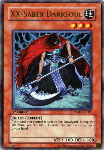 XX-Saber Darksoul [TSHD-EN081] Ultra Rare - Card Brawlers | Quebec | Canada | Yu-Gi-Oh!