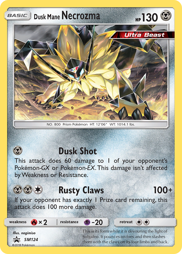 Dusk Mane Necrozma (SM124) [Sun & Moon: Black Star Promos] - Card Brawlers | Quebec | Canada | Yu-Gi-Oh!