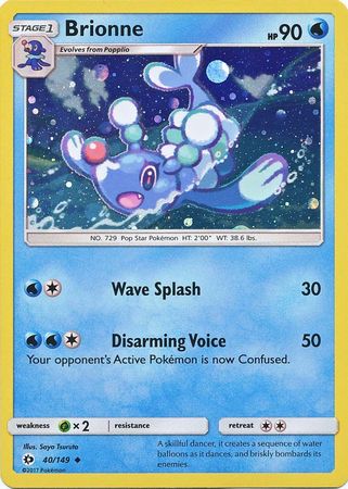 Brionne (40/149) (Cosmos Holo) [Sun & Moon: Base Set] - Card Brawlers | Quebec | Canada | Yu-Gi-Oh!