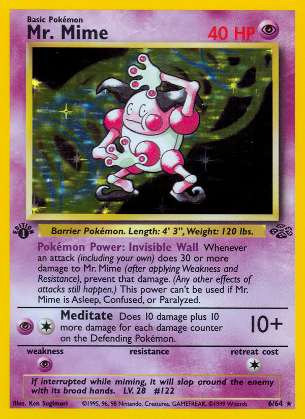 Mr. Mime (6/64) [Jungle 1st Edition] - Card Brawlers | Quebec | Canada | Yu-Gi-Oh!