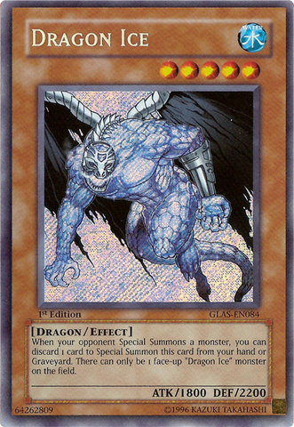 Dragon Ice [GLAS-EN084] Secret Rare - Card Brawlers | Quebec | Canada | Yu-Gi-Oh!