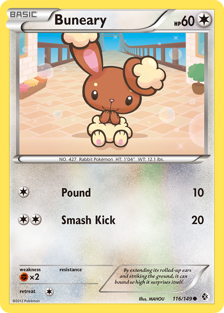 Buneary (116/149) [Black & White: Boundaries Crossed] - Card Brawlers | Quebec | Canada | Yu-Gi-Oh!