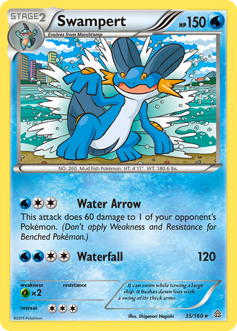 Swampert (35/160) [XY: Primal Clash] - Card Brawlers | Quebec | Canada | Yu-Gi-Oh!