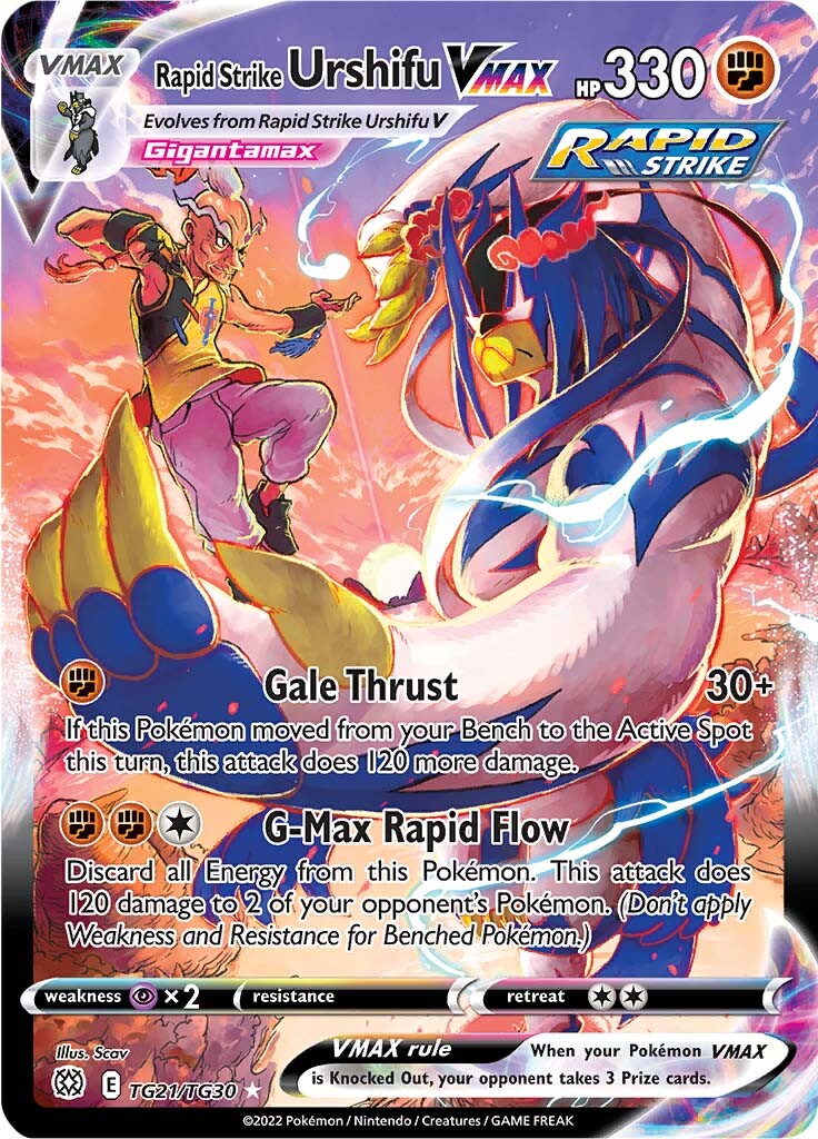 Rapid Strike Urshifu VMAX (TG21/TG30) [Sword & Shield: Brilliant Stars] - Card Brawlers | Quebec | Canada | Yu-Gi-Oh!
