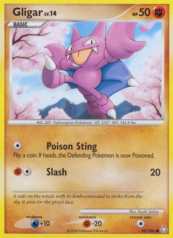 Gligar (95/146) [Diamond & Pearl: Legends Awakened] - Card Brawlers | Quebec | Canada | Yu-Gi-Oh!