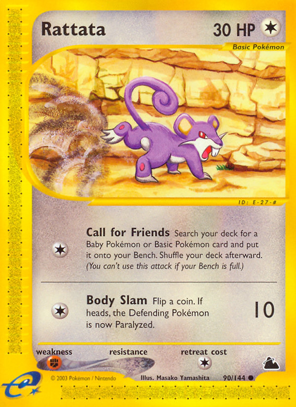 Rattata (90/144) [Skyridge] - Card Brawlers | Quebec | Canada | Yu-Gi-Oh!