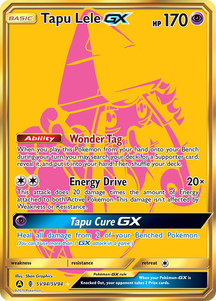 Tapu Lele GX (SV94/SV94) [Sun & Moon: Hidden Fates - Shiny Vault] - Card Brawlers | Quebec | Canada | Yu-Gi-Oh!