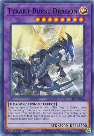 Tyrant Burst Dragon [DLCS-EN056] Common - Card Brawlers | Quebec | Canada | Yu-Gi-Oh!