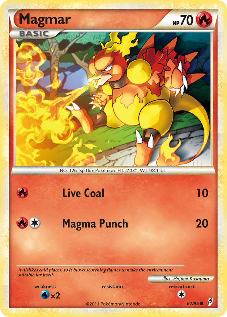 Magmar (62/95) [HeartGold & SoulSilver: Call of Legends] - Card Brawlers | Quebec | Canada | Yu-Gi-Oh!