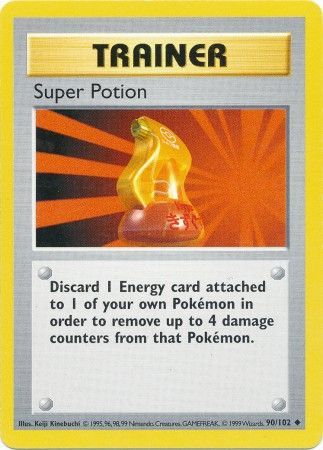 Super Potion (90/102) [Base Set Shadowless Unlimited] - Card Brawlers | Quebec | Canada | Yu-Gi-Oh!