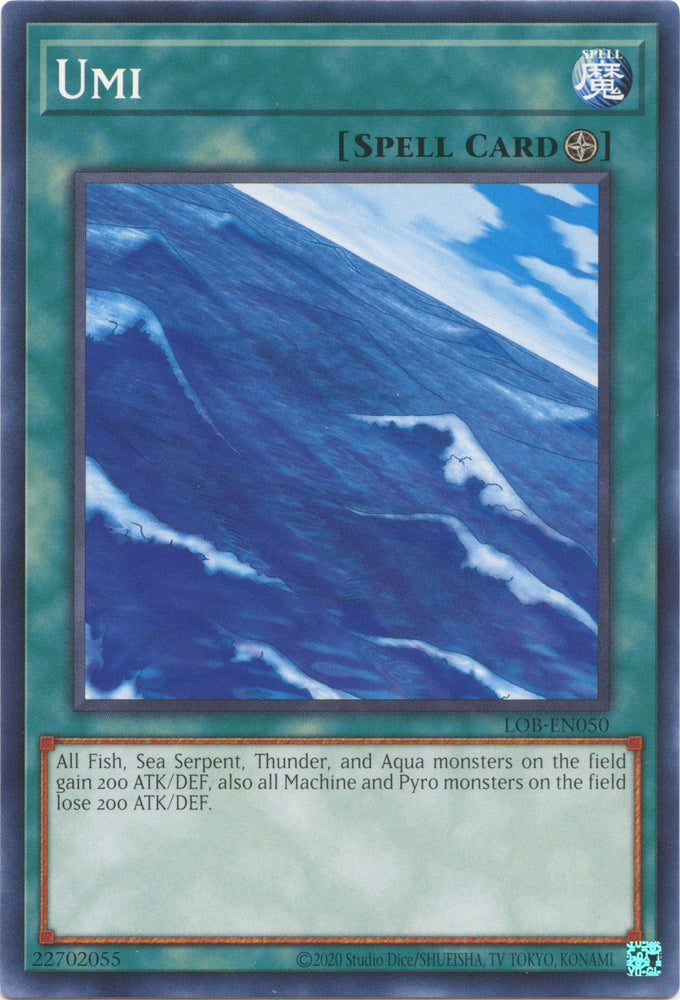 Umi (25th Anniversary) [LOB-EN050] Common - Card Brawlers | Quebec | Canada | Yu-Gi-Oh!