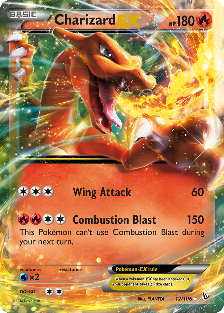 Charizard EX (12/106) [XY: Flashfire] - Card Brawlers | Quebec | Canada | Yu-Gi-Oh!