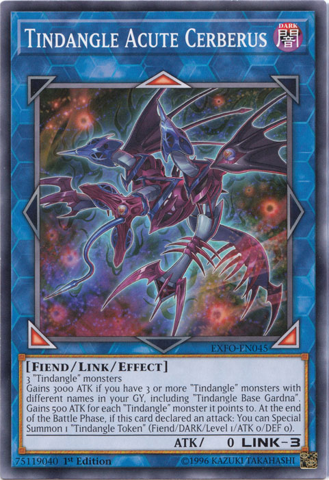 Tindangle Acute Cerberus [EXFO-EN045] Common - Yu-Gi-Oh! - Card Brawlers | Quebec | Canada |