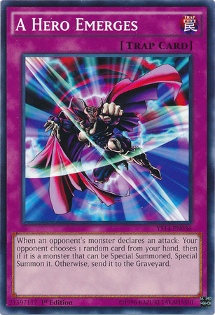 A Hero Emerges [YS14-EN036] Common - Yu-Gi-Oh! - Card Brawlers | Quebec | Canada |