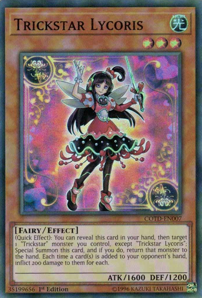 Trickstar Lycoris [COTD-EN007] Super Rare - Yu-Gi-Oh! - Card Brawlers | Quebec | Canada |