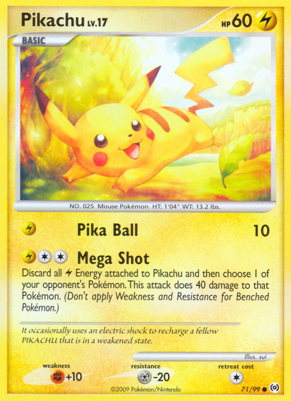 Pikachu (71/99) [Platinum: Arceus] - Card Brawlers | Quebec | Canada | Yu-Gi-Oh!
