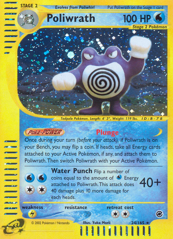 Poliwrath (24/165) [Expedition: Base Set] - Card Brawlers | Quebec | Canada | Yu-Gi-Oh!