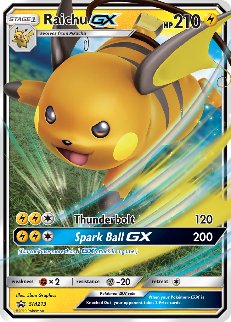 Raichu GX (SM213) [Sun & Moon: Black Star Promos] - Card Brawlers | Quebec | Canada | Yu-Gi-Oh!