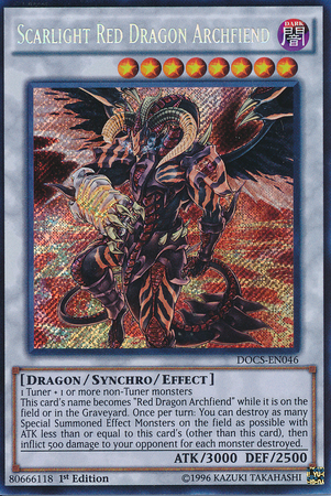 Scarlight Red Dragon Archfiend [DOCS-EN046] Secret Rare - Card Brawlers | Quebec | Canada | Yu-Gi-Oh!