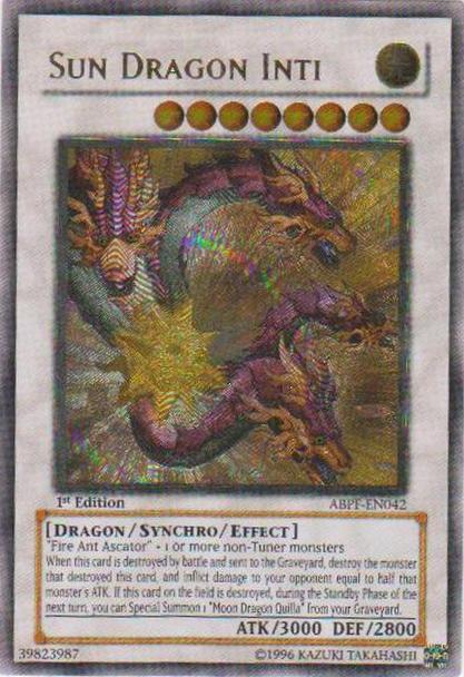 Sun Dragon Inti [ABPF-EN042] Ultimate Rare - Card Brawlers | Quebec | Canada | Yu-Gi-Oh!