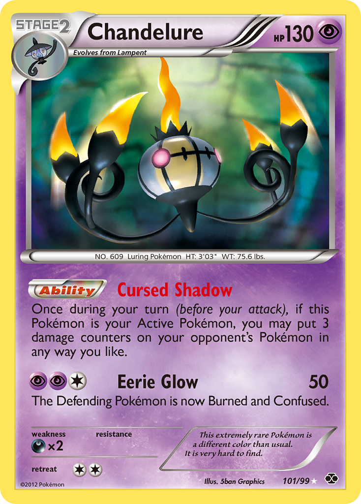 Chandelure (101/99) [Black & White: Next Destinies] - Card Brawlers | Quebec | Canada | Yu-Gi-Oh!