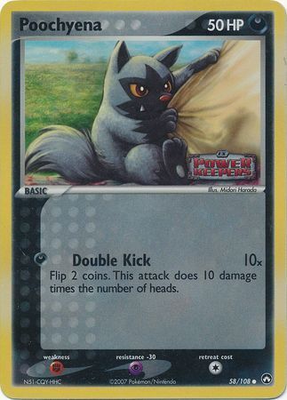 Poochyena (58/108) (Stamped) [EX: Power Keepers] - Card Brawlers | Quebec | Canada | Yu-Gi-Oh!