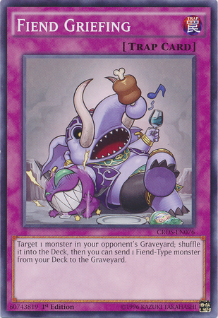 Fiend Griefing [CROS-EN076] Common - Yu-Gi-Oh! - Card Brawlers | Quebec | Canada |