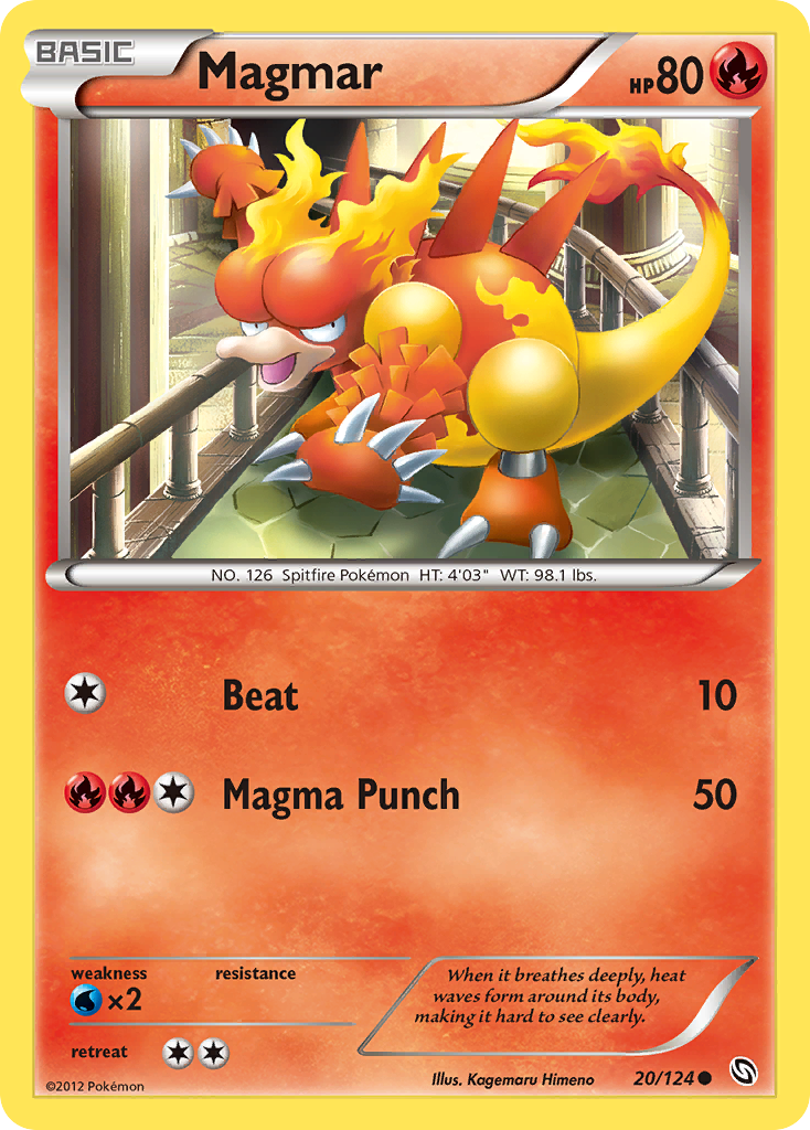 Magmar (20/124) [Black & White: Dragons Exalted] - Card Brawlers | Quebec | Canada | Yu-Gi-Oh!