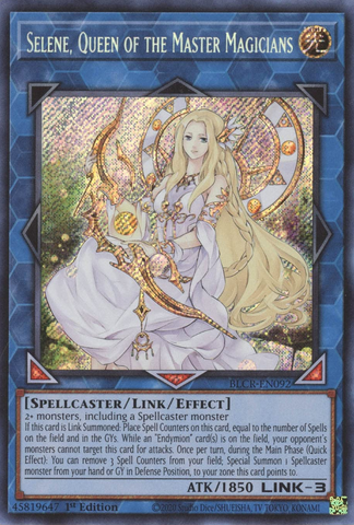 Selene, Queen of the Master Magicians [BLCR-EN092] Secret Rare - Card Brawlers | Quebec | Canada | Yu-Gi-Oh!