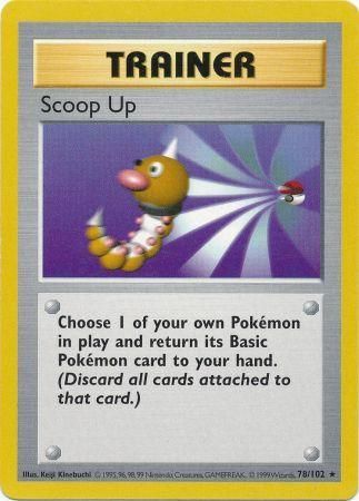Scoop Up (78/102) [Base Set Shadowless Unlimited] - Card Brawlers | Quebec | Canada | Yu-Gi-Oh!