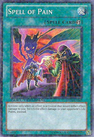 Spell of Pain [DT03-EN045] Common - Card Brawlers | Quebec | Canada | Yu-Gi-Oh!