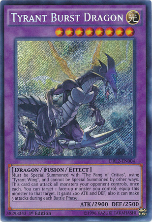 Tyrant Burst Dragon [DRL2-EN004] Secret Rare - Yu-Gi-Oh! - Card Brawlers | Quebec | Canada |