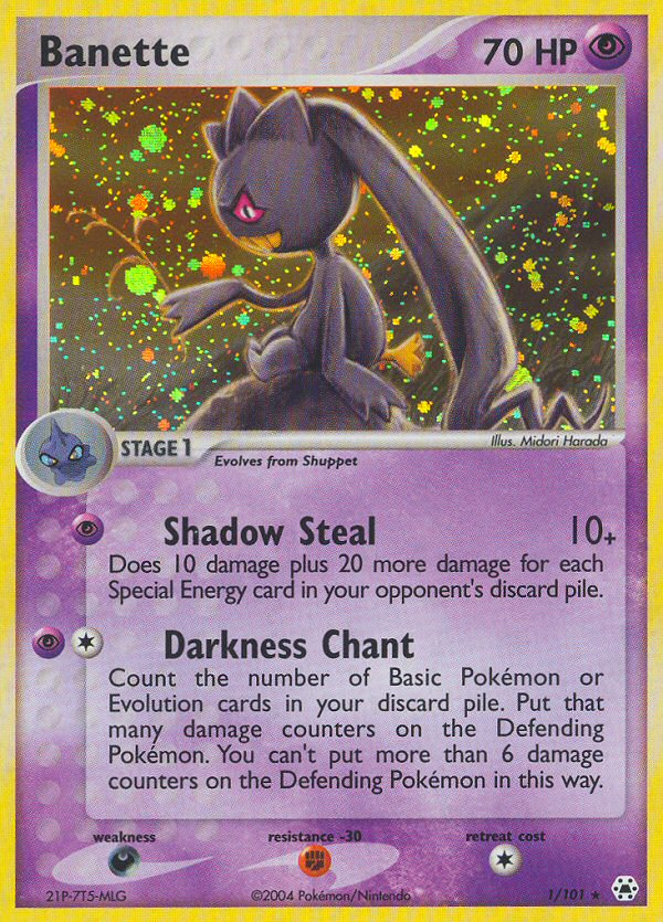 Banette (1/101) [EX: Hidden Legends] - Card Brawlers | Quebec | Canada | Yu-Gi-Oh!