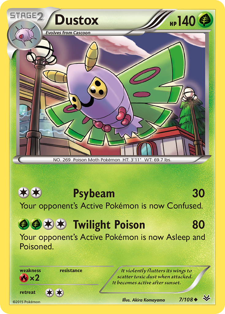 Dustox (7/108) [XY: Roaring Skies] - Card Brawlers | Quebec | Canada | Yu-Gi-Oh!