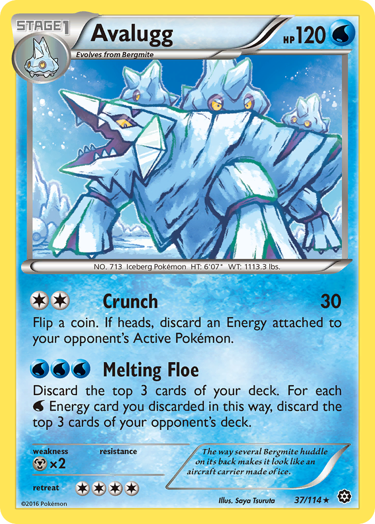 Avalugg (37/114) [XY: Steam Siege] - Card Brawlers | Quebec | Canada | Yu-Gi-Oh!