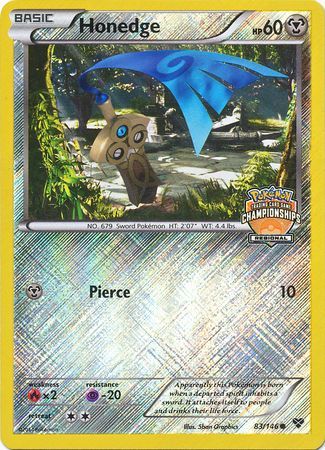 Honedge (83/146) (Regional Championship Promo) [XY: Base Set] - Card Brawlers | Quebec | Canada | Yu-Gi-Oh!