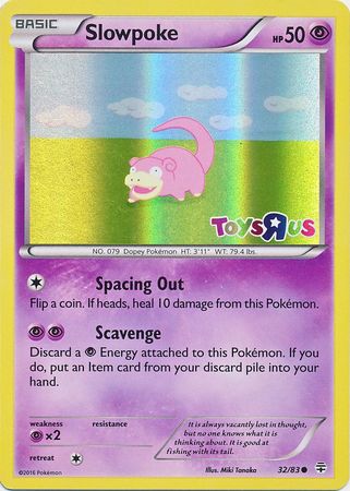 Slowpoke (32/83) (Toys R Us Promo) [XY: Generations] - Card Brawlers | Quebec | Canada | Yu-Gi-Oh!
