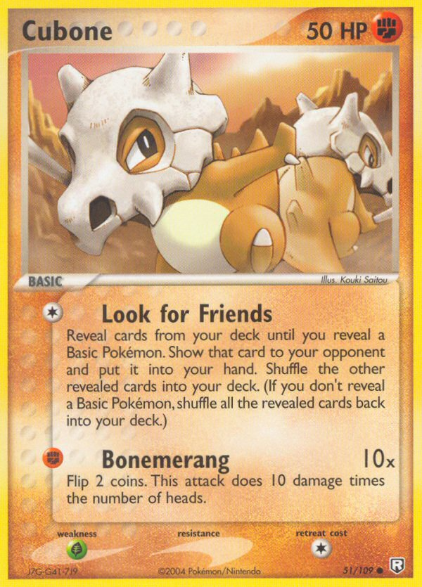 Cubone (51/109) [EX: Team Rocket Returns] - Card Brawlers | Quebec | Canada | Yu-Gi-Oh!