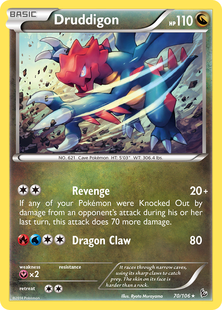 Druddigon (70/106) [XY: Flashfire] - Card Brawlers | Quebec | Canada | Yu-Gi-Oh!