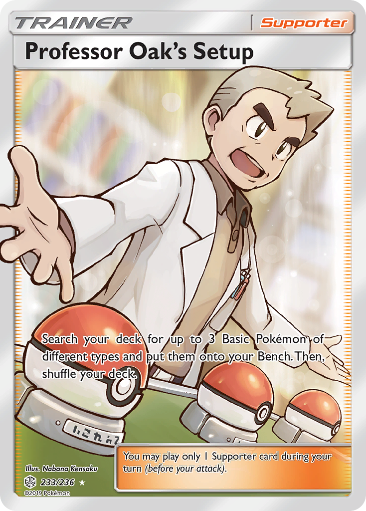 Professor Oak's Setup (233/236) [Sun & Moon: Cosmic Eclipse] - Card Brawlers | Quebec | Canada | Yu-Gi-Oh!