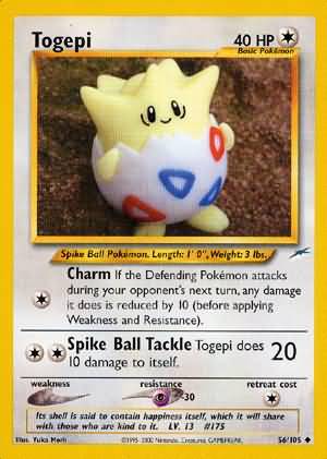 Togepi (56/105) [Neo Destiny Unlimited] - Card Brawlers | Quebec | Canada | Yu-Gi-Oh!