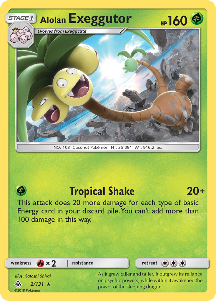 Alolan Exeggutor (2/131) [Sun & Moon: Forbidden Light] - Card Brawlers | Quebec | Canada | Yu-Gi-Oh!