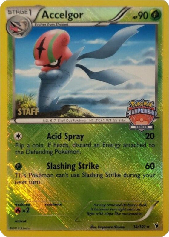 Accelgor (12/101) (Championship Series) (Staff) [Black & White: Noble Victories] - Card Brawlers | Quebec | Canada | Yu-Gi-Oh!